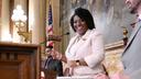 Joanna McClinton is the first woman and second Black person to serve as Pennsylvania House speaker. Joanna McClinton is the first woman and second Black person to serve as Pennsylvania House speaker.