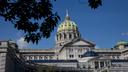 The Pennsylvania Capitol building in Harrisburg. The Pennsylvania Capitol building in Harrisburg.
