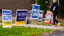 Outside the Forks Township Community Center in Northampton County, Pennsylvania, Election Day 2023. Outside the Forks Township Community Center in Northampton County, Pennsylvania, Election Day 2023.