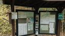 A bulletin board in Rothrock State Forest A bulletin board in Rothrock State Forest