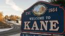 A sign welcoming visitors to Kane, Pennsylvania A sign welcoming visitors to Kane, Pennsylvania