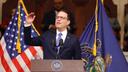 Gov. Josh Shapiro delivers his budget address in the Capitol rotunda on Feb. 6, 2024. Gov. Josh Shapiro delivers his budget address in the Capitol rotunda on Feb. 6, 2024.