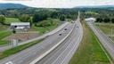 An aerial photo of U.S. Route 322 running toward State College. An aerial photo of U.S. Route 322 running toward State College.