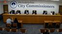 The Philadelphia City Commissioners at a meeting in early 2024.
