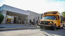 Sugarcreek Elementary School students arrive at school on Friday morning, May 24, 2024.