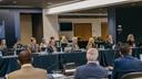 Penn State trustees attend the board's public meeting on Sept. 12, 2025, in the 1855 Room the Bryce Jordan Center on Penn State’s University Park campus.