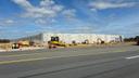 A warehouse under construction at Route 222 and Evans Road in Berks County, PA. A warehouse under construction at Route 222 and Evans Road in Berks County, PA.