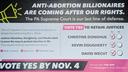 A mailer funded by Planned Parenthood Votes, urging Pa. voters to retain three Democratic state Supreme Court justices. A mailer funded by Planned Parenthood Votes, urging Pa. voters to retain three Democratic state Supreme Court justices.