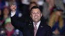 U.S. Rep. Ryan Mackenzie speaks at a Trump campaign rally in 2024.