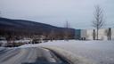 A view of a Berks County warehouse purchased by ICE to be used as a processing center. A view of a Berks County warehouse purchased by ICE to be used as a processing center.