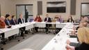 Gov. Josh Shapiro, cabinet secretaries, and local officials meet to discuss proposed ICE detention centers. Gov. Josh Shapiro, cabinet secretaries, and local officials meet to discuss proposed ICE detention centers.