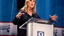 Janelle Stelson, a candidate for the Democratic nomination in Pennsylvania's 10th Congressional District, speaks during a debate, April 9, 2024, in York, PA.