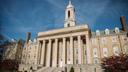 The Old Main building at Penn State’s campus in University Park.