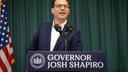 Governor Josh Shapiro in Scranton, Pennsylvania. Governor Josh Shapiro in Scranton, Pennsylvania.