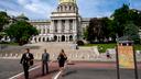 The Pennsylvania Capitol in Harrisburg is preparing for another legislative session. The Pennsylvania Capitol in Harrisburg is preparing for another legislative session.
