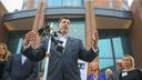 Mark Rozzi spoke in 2018 about the legislative fight over letting clergy abuse victims sue the Catholic church. Mark Rozzi spoke in 2018 about the legislative fight over letting clergy abuse victims sue the Catholic church.