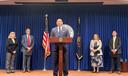 Pa. Auditor General Tim DeFoor announces the results of a review of the state's Motor Voter system in April, 2026.