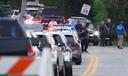 First responders work the scene after several people were injured during a shooting involving police officers on Wednesday, Sept. 17, 2025, in North Codorus, PA.
