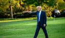 President Donald Trump on the South Lawn of the White House on Sept. 22, 2025.
