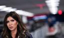 Homeland Security Secretary Kristi Noem speaks during a news conference at Federal Emergency Management Agency headquarters, Saturday, Jan. 24, 2026, in Washington.