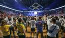 Penn State University students participate in THON in February 2022 at the Bryce Jordan Center in State College, Pennsylvania.