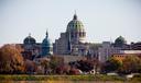 The Pennsylvania Capitol in Harrisburg.