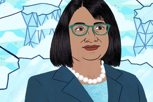 Penn State President Neeli Bendapudi has often referenced the “glass cliff” that she and other leaders faced. The risk of failure is high. The edges of the cliff are transparent and could be anywhere. Penn State President Neeli Bendapudi has often referenced the “glass cliff” that she and other leaders faced. The risk of failure is high. The edges of the cliff are transparent and could be anywhere.