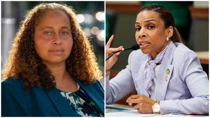 Allentown City Councilor Ce-Ce Gerlach, left; State Rep. Ana Tiburcio, right. Allentown City Councilor Ce-Ce Gerlach, left; State Rep. Ana Tiburcio, right.