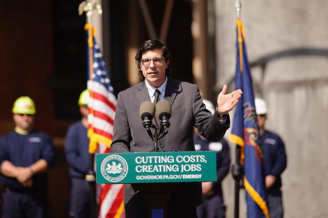 Pennsylvania Consumer Advocate Patrick Cicero speaks at a March 2024 event in Harrisburg. Pennsylvania Consumer Advocate Patrick Cicero speaks at a March 2024 event in Harrisburg.