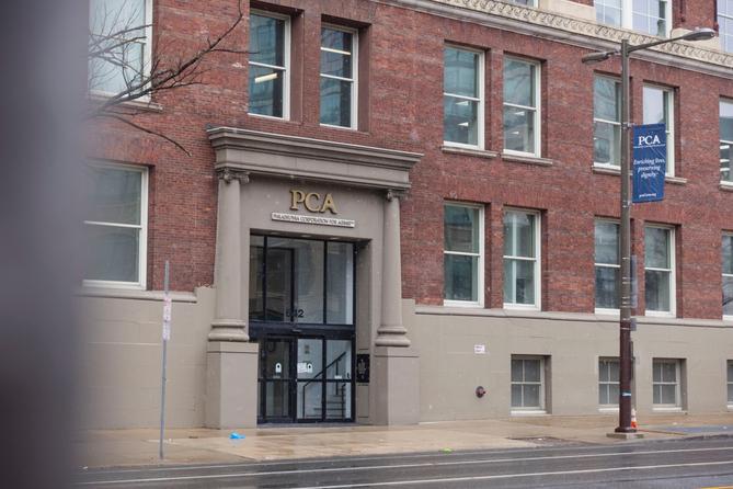 Outside the Philadelphia Corporation for Aging in February 2025. Outside the Philadelphia Corporation for Aging in February 2025.