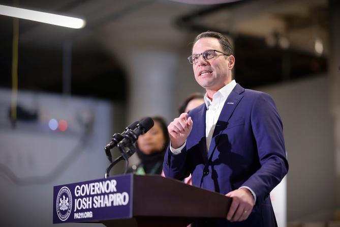 PA Gov. Josh Shapiro in November 2025. PA Gov. Josh Shapiro in November 2025.