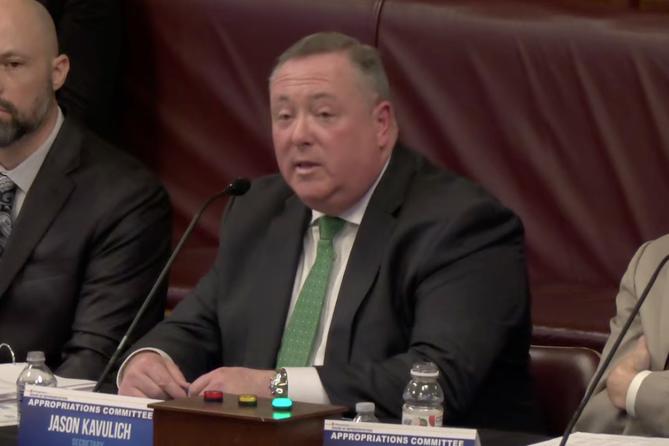Department of Aging Secretary Jason Kavulich during a 2026 budget hearing. Department of Aging Secretary Jason Kavulich during a 2026 budget hearing.