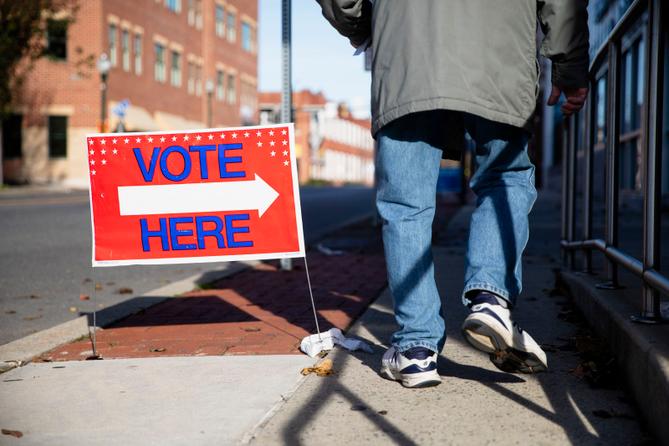 Pennsylvania voters take to the polls in Harrisburg on Election Day, Nov. 8, 2022. Pennsylvania voters take to the polls in Harrisburg on Election Day, Nov. 8, 2022.