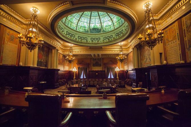 Five cases pending before the Pennsylvania Supreme Court, shown here, seek to upend the state’s sex offender registry law as well as the public website listing offenders, which is accessed by millions of people every year. Five cases pending before the Pennsylvania Supreme Court, shown here, seek to upend the state’s sex offender registry law as well as the public website listing offenders, which is accessed by millions of people every year.