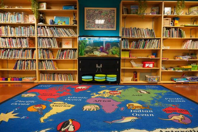 Shelves of books in a daycare in Pennsylvania, where families can claim a new child tax credit beginning in January 2023. Shelves of books in a daycare in Pennsylvania, where families can claim a new child tax credit beginning in January 2023.