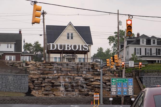 The DuBois sign was constructed thanks to $2.3 million in federal, state, and city funding that Herm Suplizio oversaw.