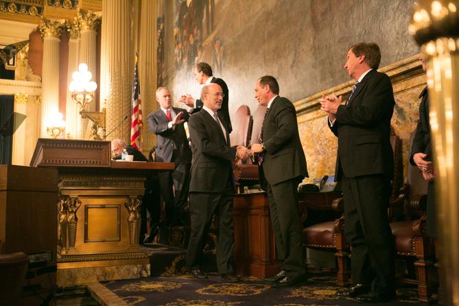 The House floor in the Pa. Capitol. The House floor in the Pa. Capitol.