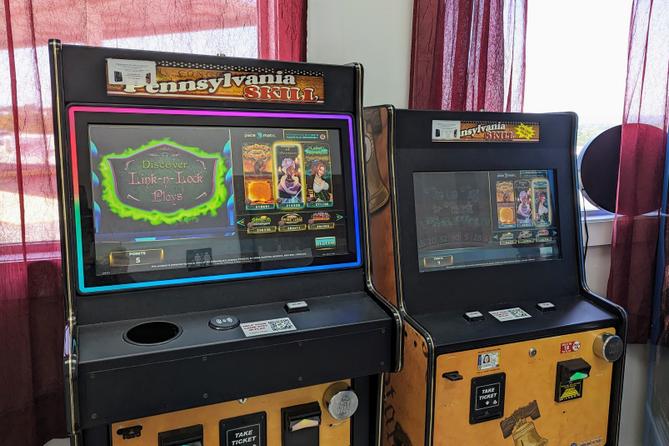 Pennsylvania skill game machine at a business near Harrisburg. Pennsylvania skill game machine at a business near Harrisburg.