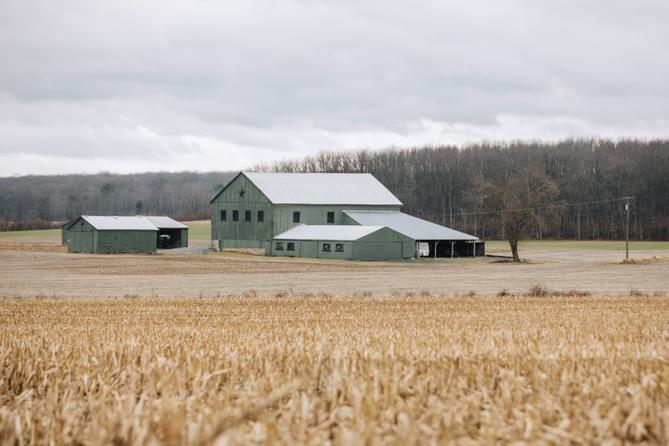 A barn on a farm in Centre County, Pennsylvania. A barn on a farm in Centre County, Pennsylvania.