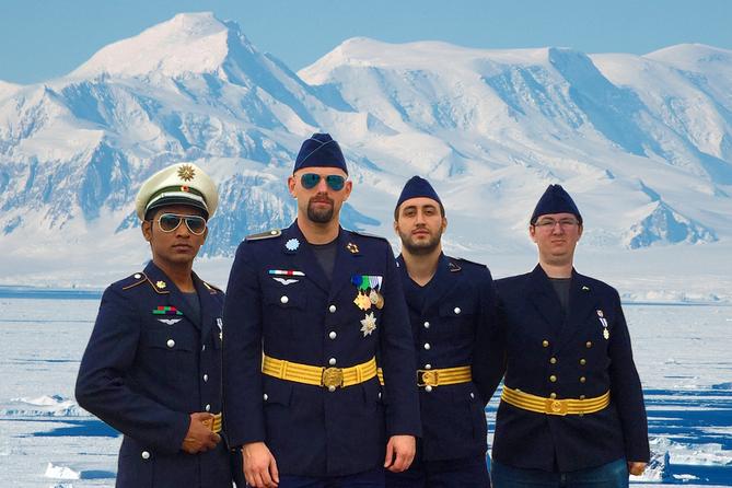 A composite image with Travis McHenry second from left. A composite image with Travis McHenry second from left.