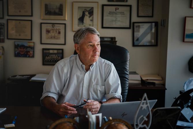 Bruce Marks, 67, at his office in Philadelphia. Bruce Marks, 67, at his office in Philadelphia.