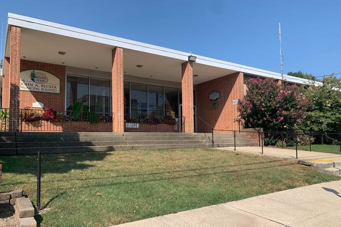 Exterior of Mount Penn Borough's municipal building