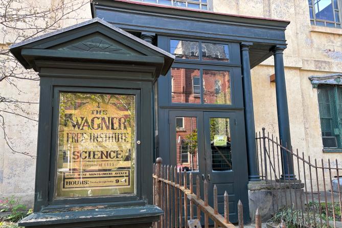 The exterior of the Wagner Free Institute of Science in Philadelphia. The exterior of the Wagner Free Institute of Science in Philadelphia.