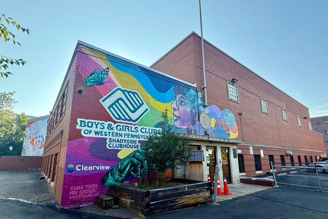Outside the Boys and Girls Club of Western Pennsylvania in Shadyside, Allegheny County. Outside the Boys and Girls Club of Western Pennsylvania in Shadyside, Allegheny County.