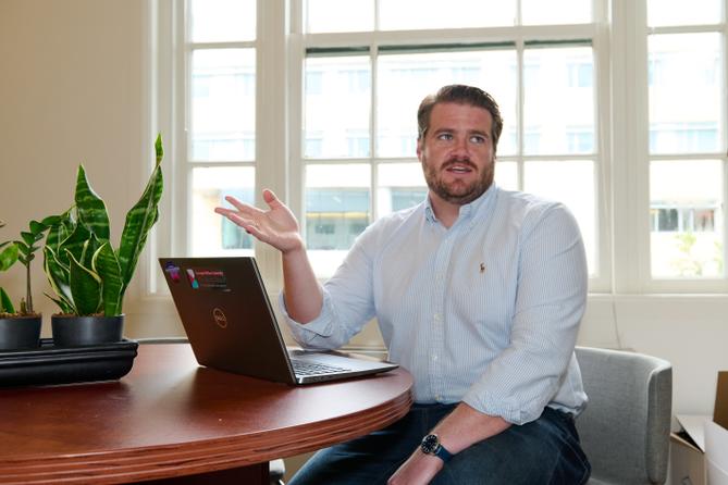 Cole Gessner, responsible AI program manager at Carnegie Mellon University’s Block Center for Technology and Society, likens AI to an intern, saying it should be double-checked. Cole Gessner, responsible AI program manager at Carnegie Mellon University’s Block Center for Technology and Society, likens AI to an intern, saying it should be double-checked.