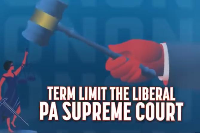 Screenshot of a judicial retention ad funded by conservative group Commonwealth Partners. Screenshot of a judicial retention ad funded by conservative group Commonwealth Partners.