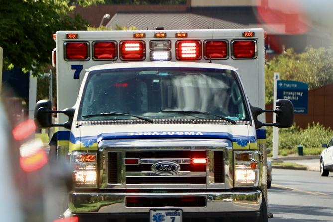 A Western Berks Ambulance Association ambulance.