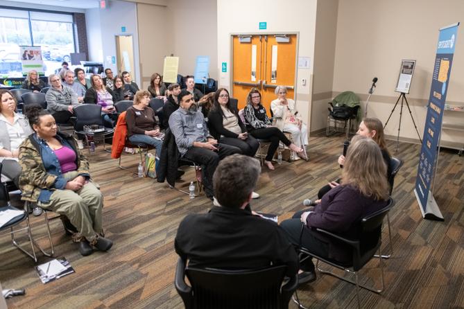 Spotlight PA hosted a "Voices of the Epidemic" forum in Berks County in April 2025. Spotlight PA hosted a "Voices of the Epidemic" forum in Berks County in April 2025.