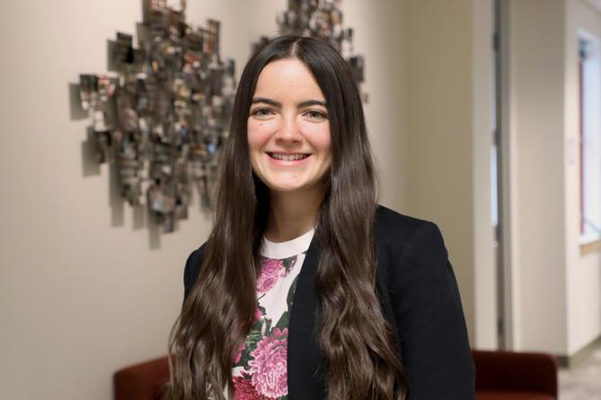 Faith Bentz, 22, a product development engineer at Brentwood Industries, Inc.