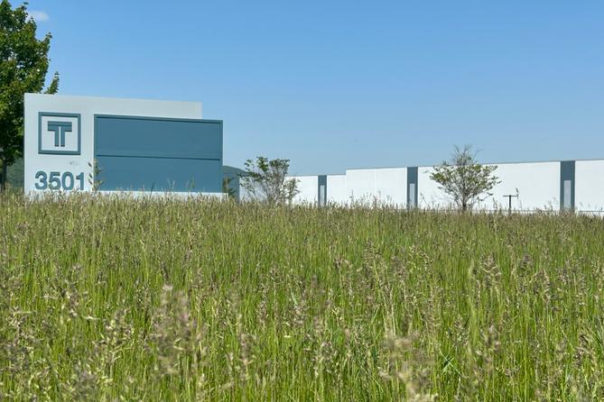 A warehouse owned by ICE is seen at 3501 Mountain Road, Upper Bern Township, on May 18, 2026.